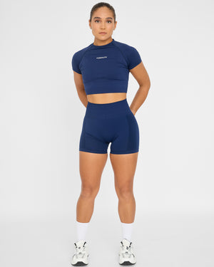 Evolve Crop Top SS senza cuciture