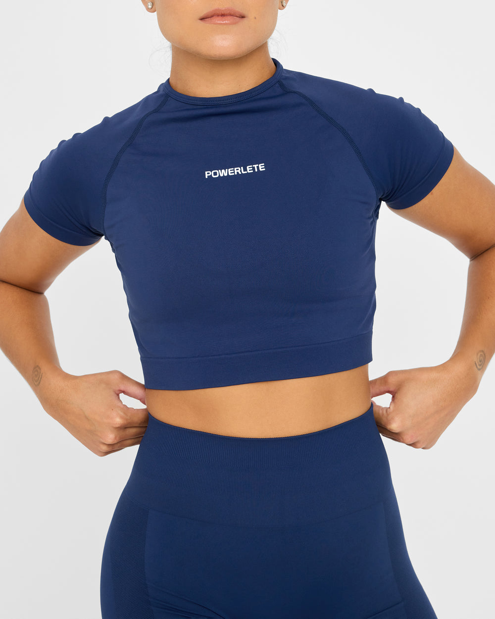 Evolve Crop Top SS senza cuciture