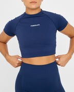 Evolve Sømløs SS Crop Top