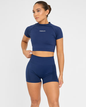 Evolve Crop Top SS senza cuciture