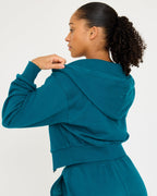 Core Classic Cropped Zip Hoodie