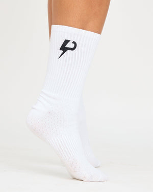 Premium Embroidered Logo Crew Socks