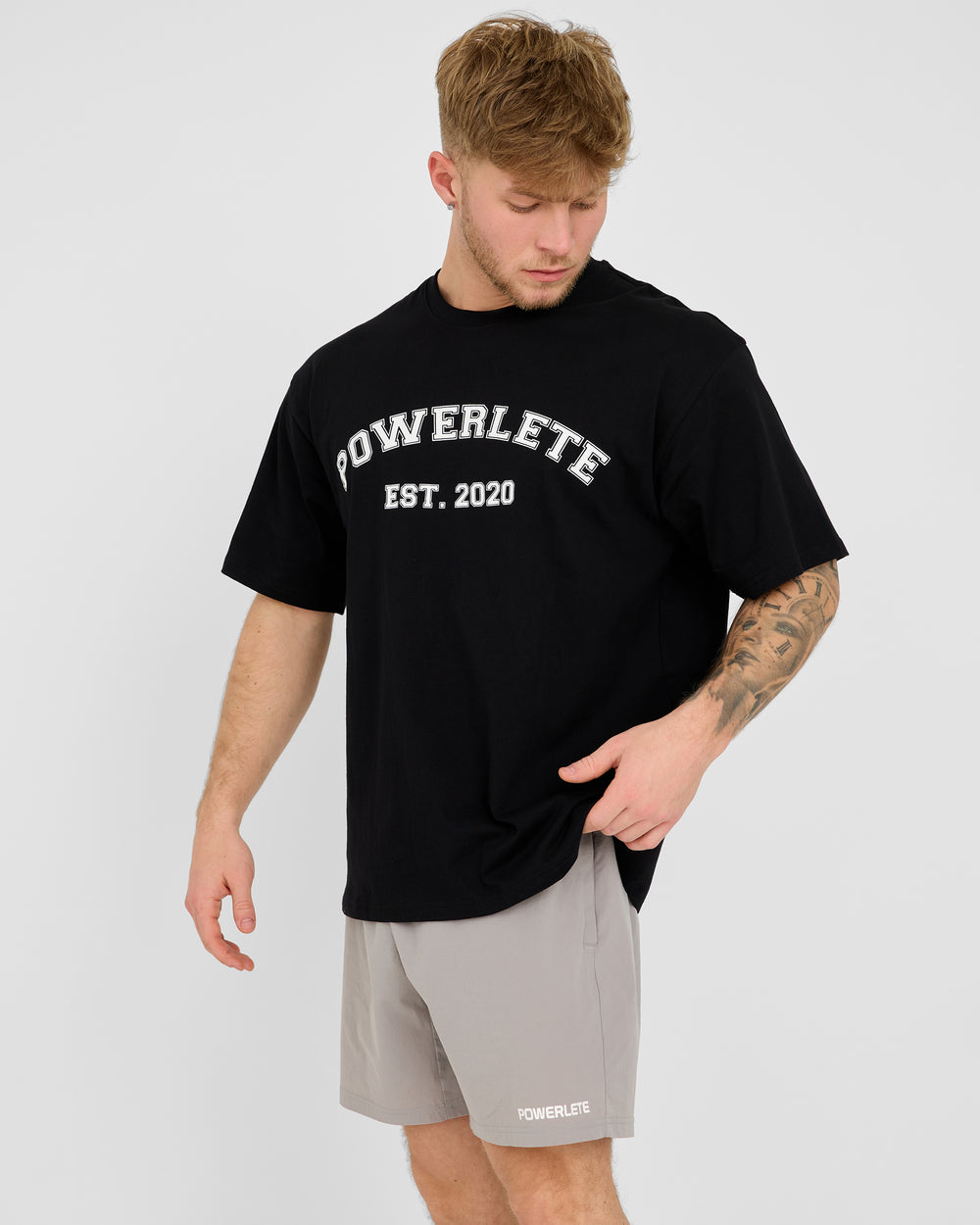 Varsity T-shirt i overstørrelse