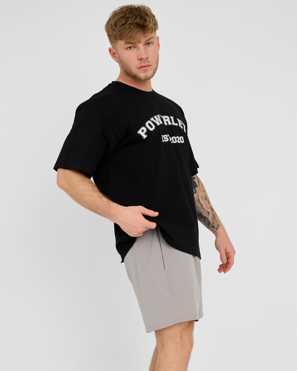 Varsity T-shirt i overstørrelse